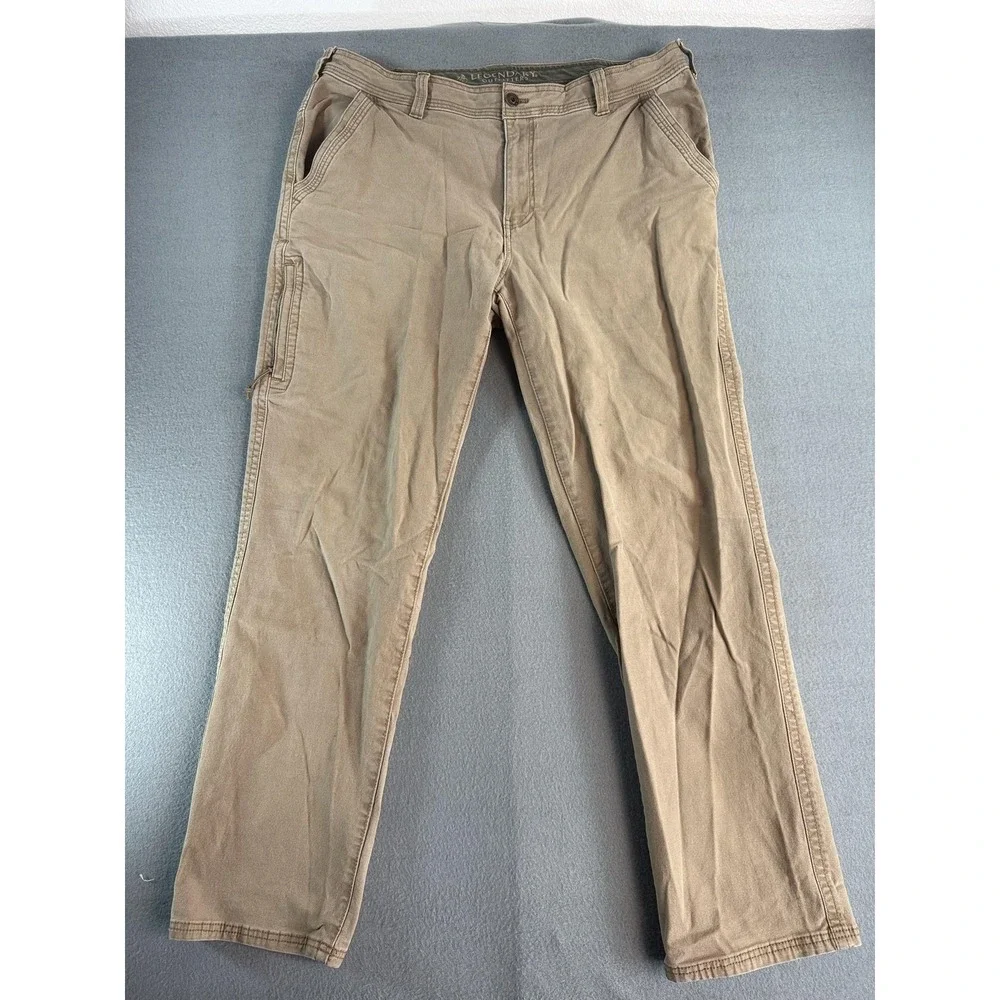 Legendary Outfitters Pants Mens 38x34 Beige Relaxed Fit Carpenter Workwear